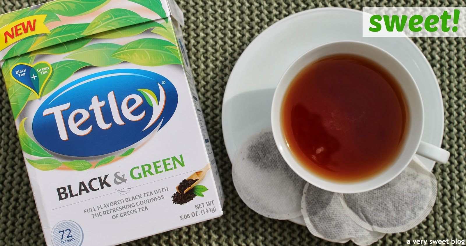 Tetley Black & Green Tea Product Review A Very Sweet Blog