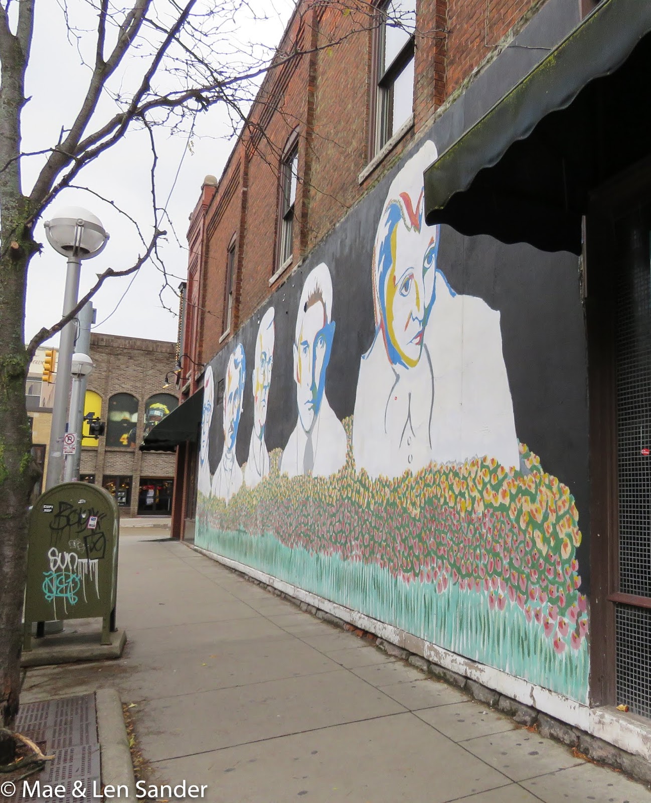 Mae's Food Blog The most famous mural in Ann Arbor