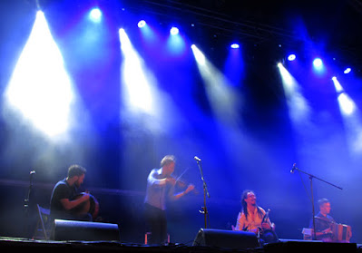 espetáculo musical no Festival Intercéltico
