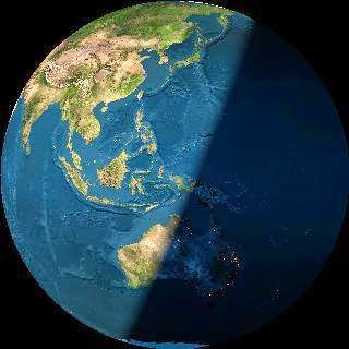 Hình ảnh Trái Đất nhìn từ vệ tinh VINASAT - 7 / Thiên văn học Đà Nẵng