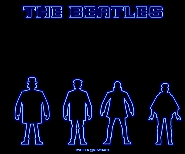 20-The-Beatles-Michael-Whaite-aka-Mr-Whaite-Digital-Neon-Signs-for-Films-www-designstack-co