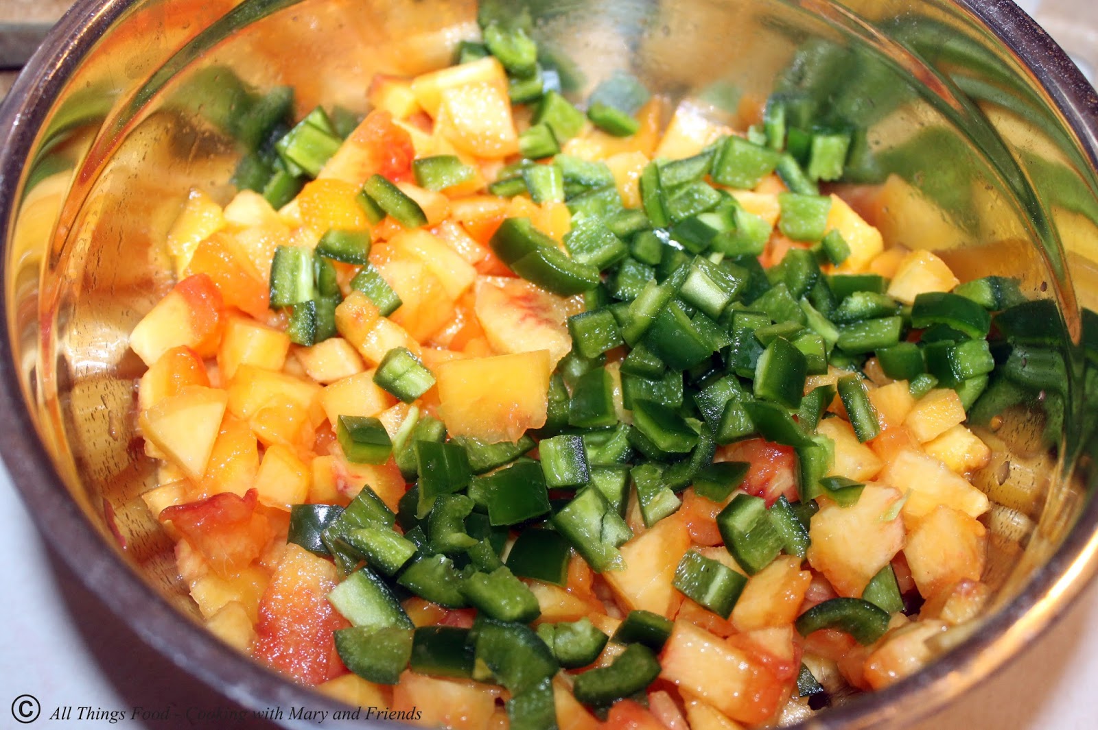 Cooking With Mary and Friends Peach Pepper Jelly