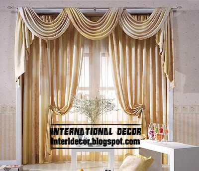 best curtain models 2015, drapes curtain design, beige door curtain design