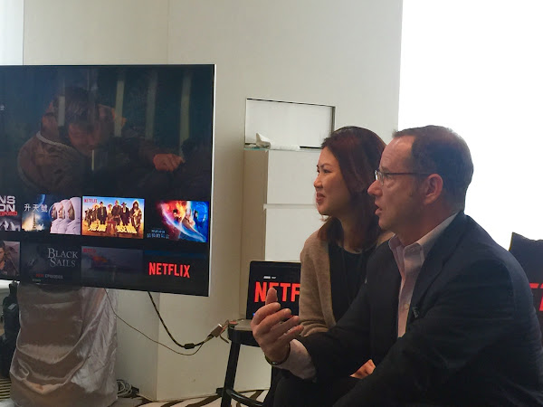 Netflix溝通長喬納森‧弗里德蘭(Jonathan Friedland)與亞洲區企業溝通總監李慧玲(Jessica Lee) Netflix溝通長喬納森‧弗里德蘭(Jonathan Friedland)與亞洲區企業溝通總監李慧玲(Jessica Lee)