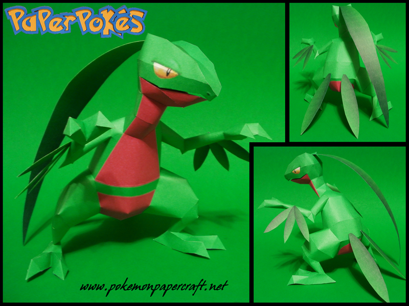 Pokemon Grovyle Paper Model
