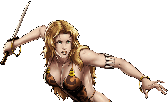 Anime Feet: Marvel Comics: Shanna the She-Devil