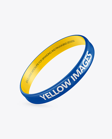 Download Glossy Silicone Wristband Mockup PSD Mockup Templates