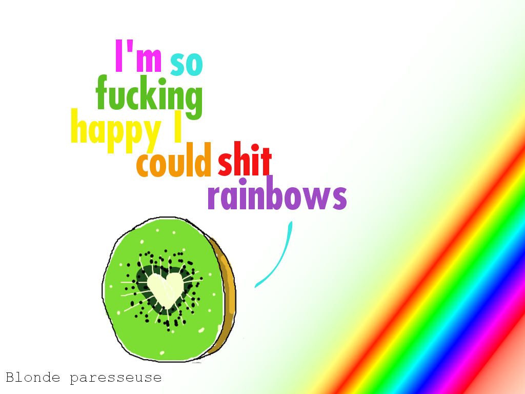 Blonde Paresseuse Non mais t