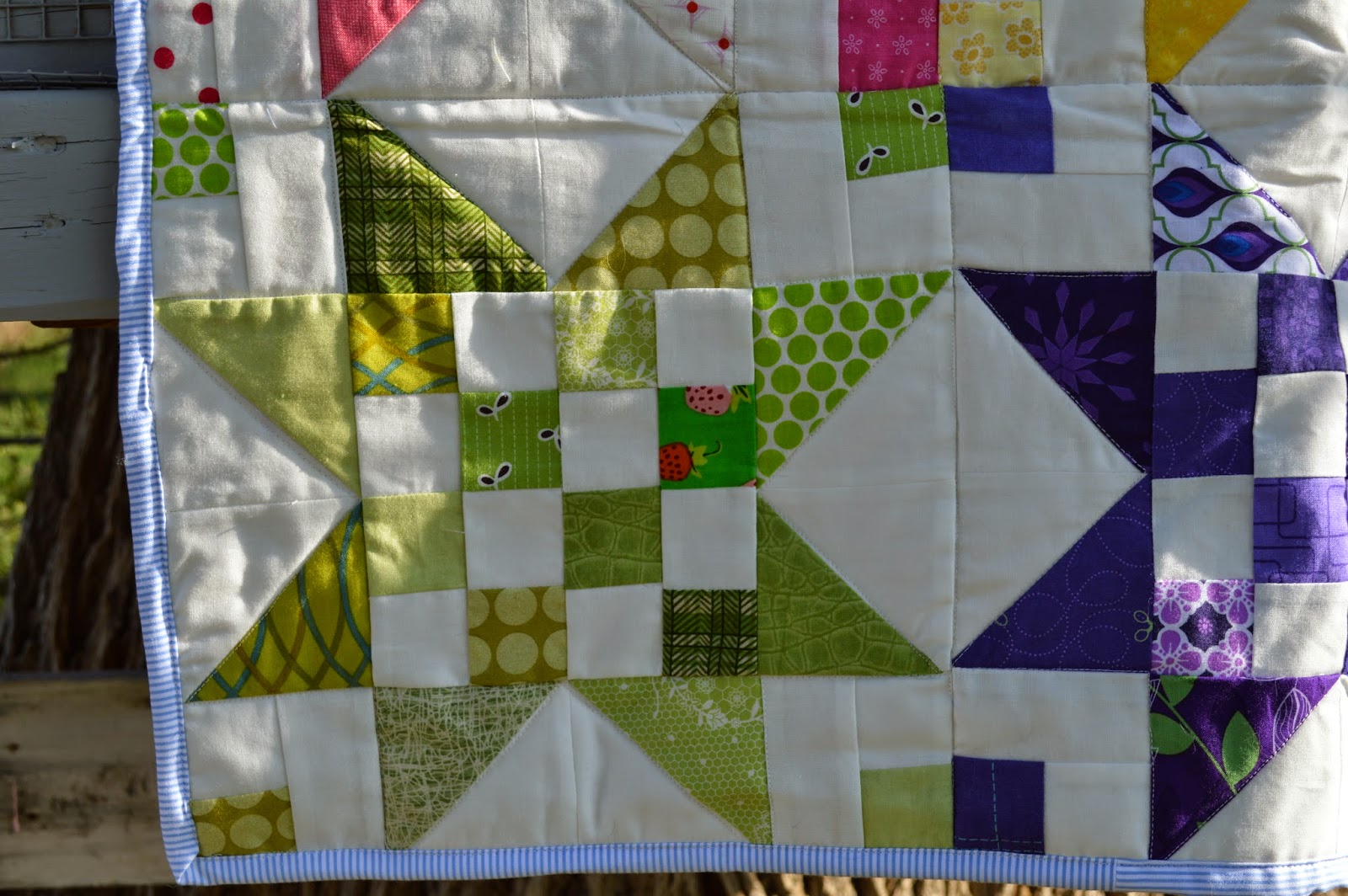 THE QUILT BARN Scrap Jar Stars Guild Quilt