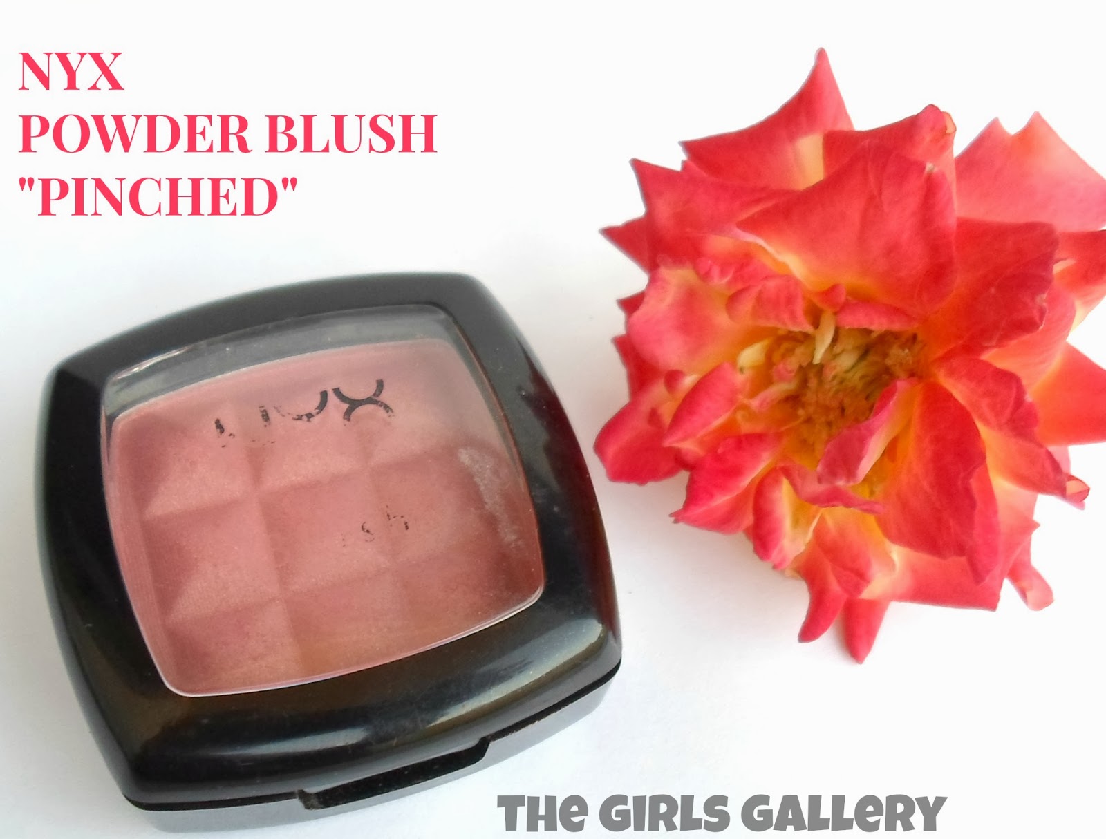 NYX powder Blush in Pinched[Review,photos & swatches] The Girlz Gallery