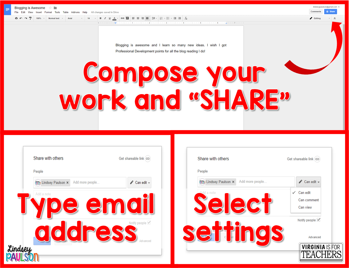 Three reasons to use Google Docs now Virginia is for Teachers
