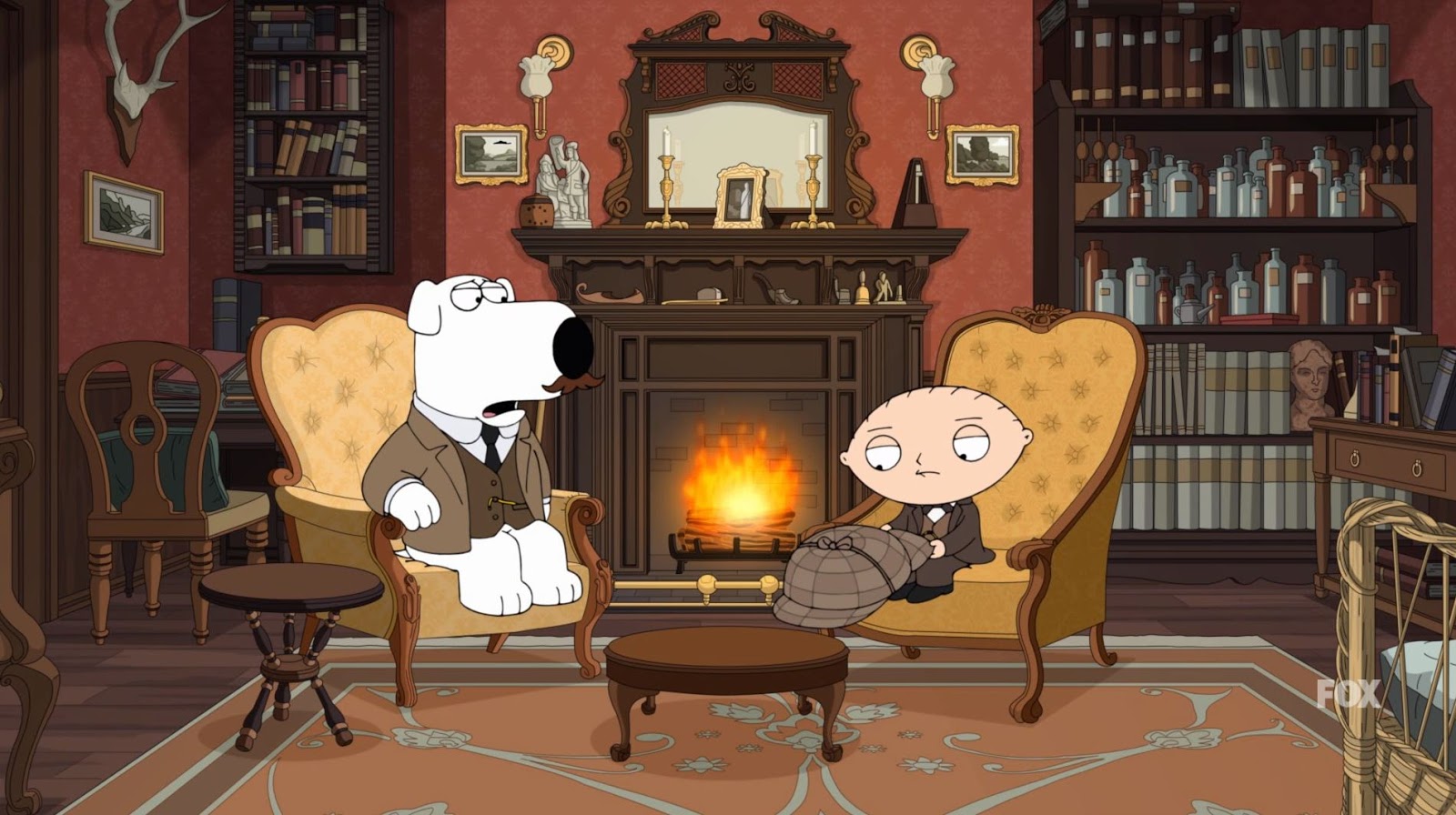 Sherlock Holmes on Family Guy - I Hear of Sherlock Everywhere1600 x 896