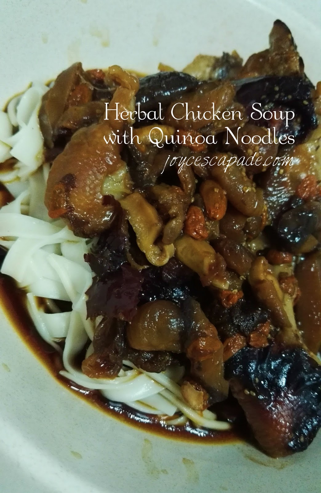 Rice Cooker Chicken and Mushroom Rice Joy 'N' Escapade