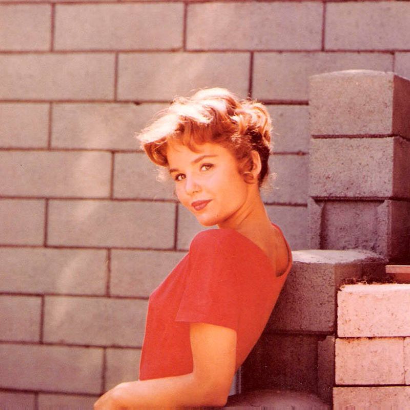 Tuesday Weld early 1960's with shorter blonde hair publicity portrait 8x10  photo