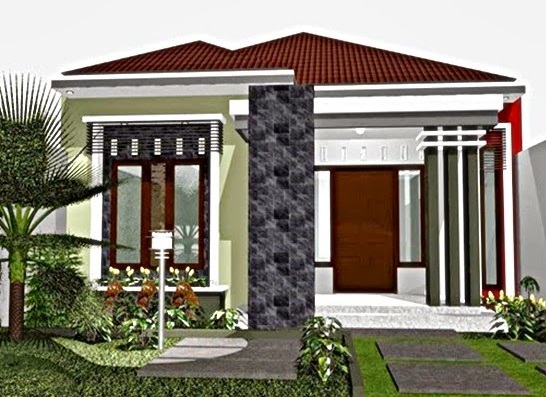 Model desain rumah minimalis tampak depan