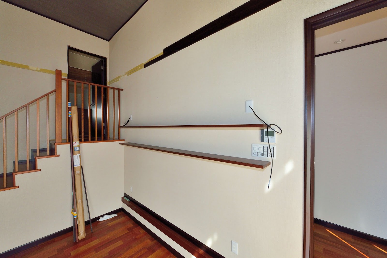 三井ホーム 還暦おやじの建築日記 リビングの飾り棚