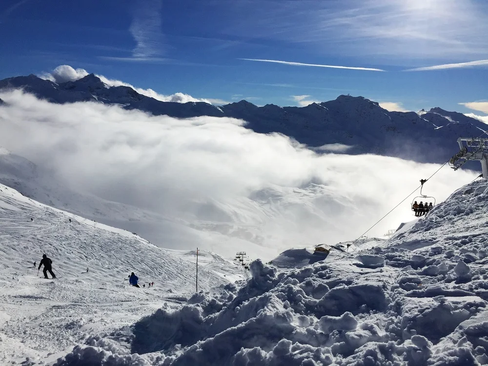 Skiing at Val Thorens - ski holiday in the French Alps - travel blog
