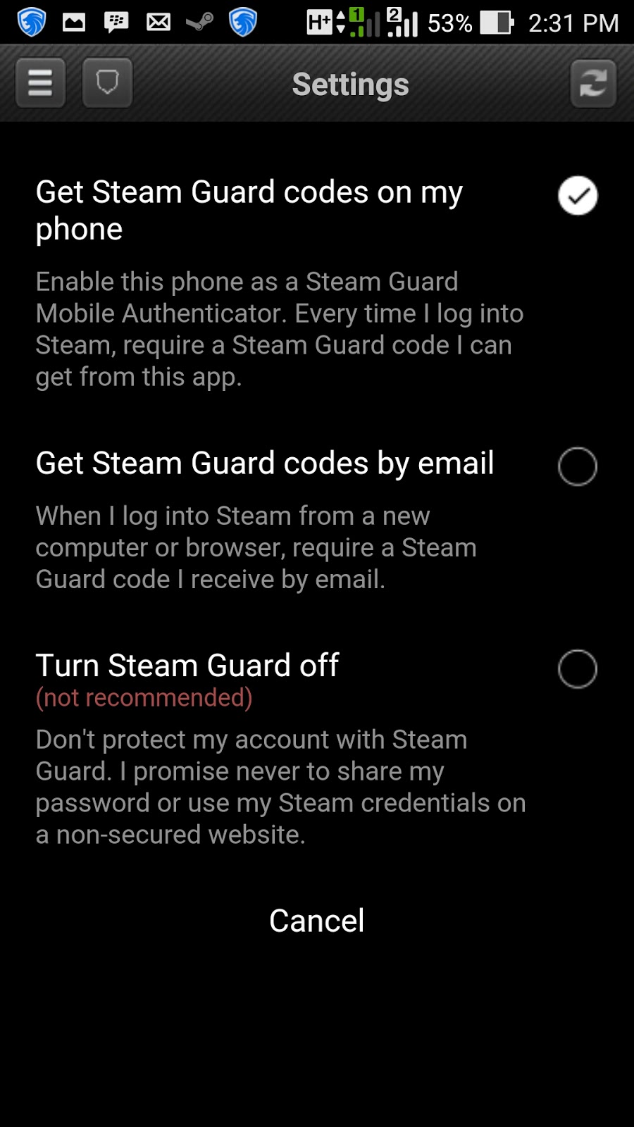 Mobile authenticator steam phone фото 12