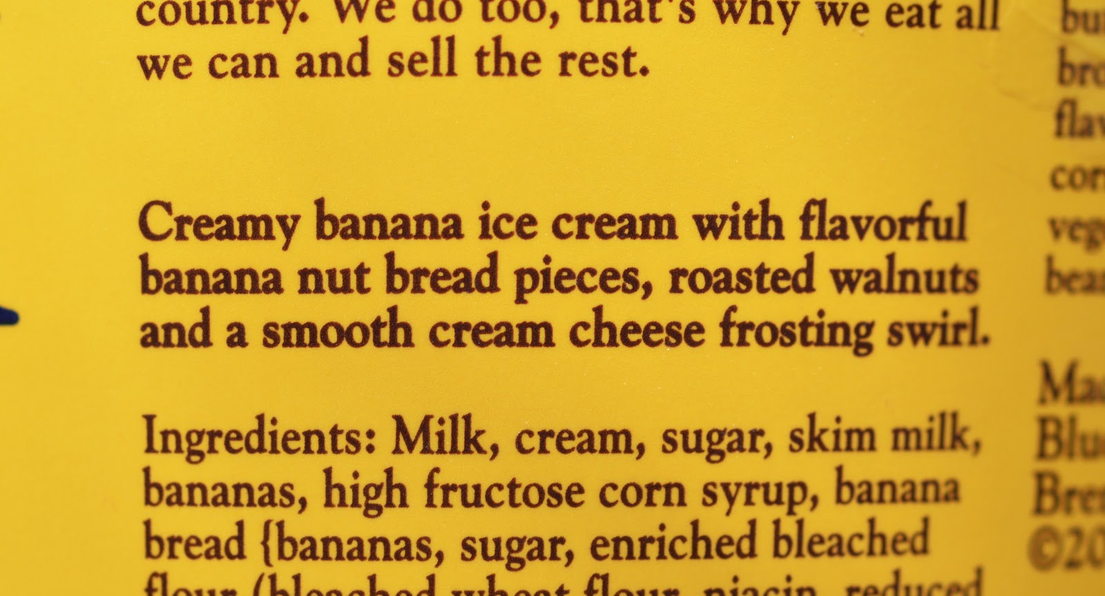 food and ice cream recipes REVIEW Blue Bell Banana Nut Bread (Holiday