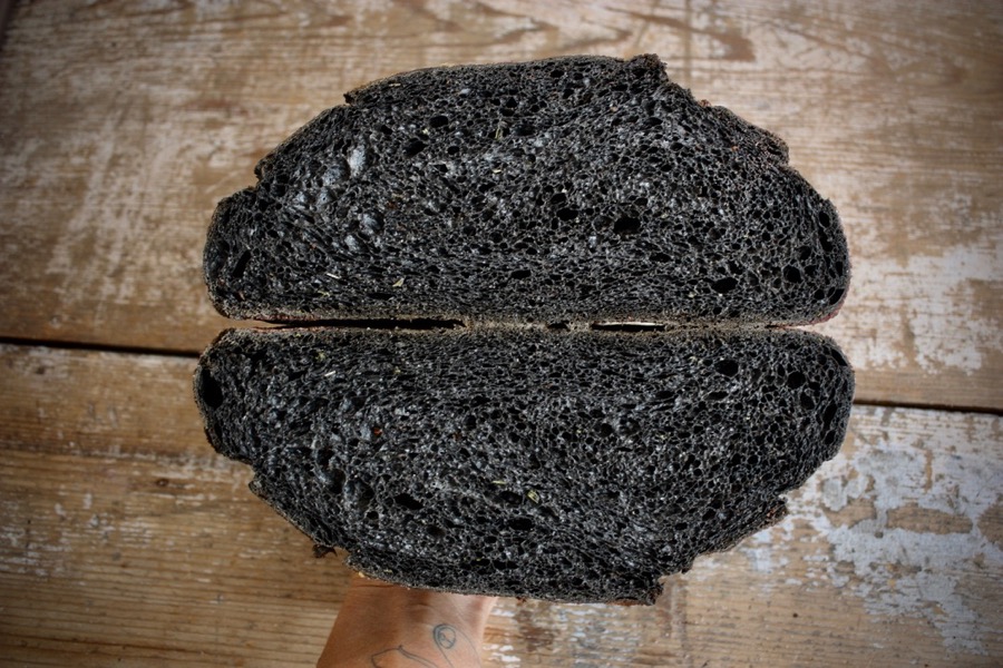 Girl Meets Rye Squid Ink Bread (and hello...)