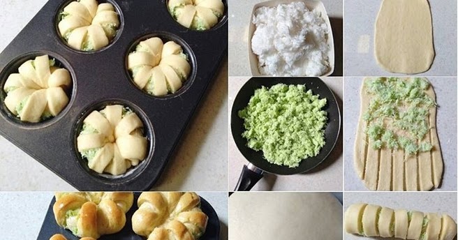 Resep Roti Manis Isi Kelapa Pandan Baca Resep