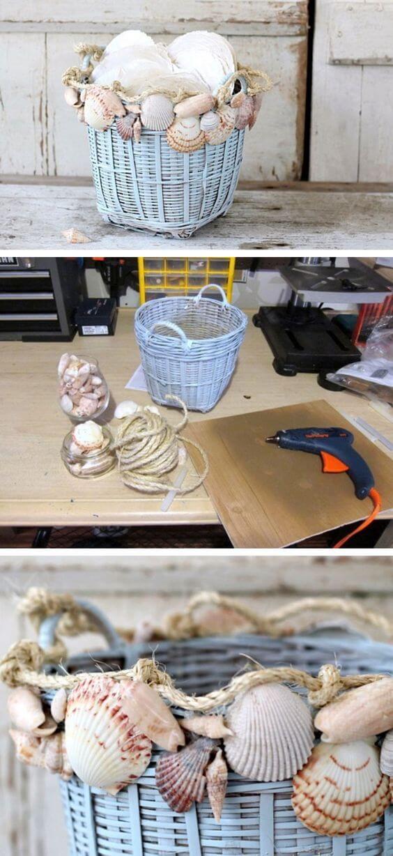 20 DIY Shell Decor Ideas To Make This Summer | Do it yourself ideas and
