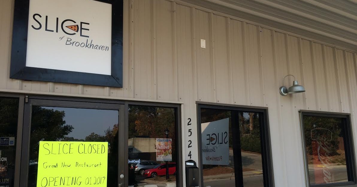 Tomorrow's News Today Atlanta Slice Cut From Brookhaven Dining Options