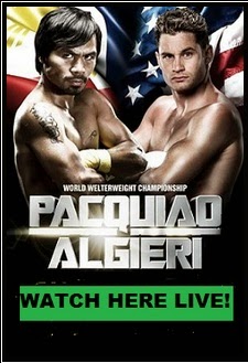 Pacquiao vs Algieri Live Stream
