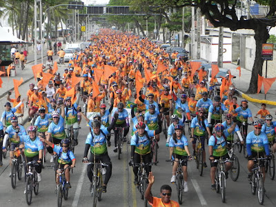 Pedalada da Esperança.Uma ação solidária que mostra o potencial da Igreja de Jesus Cristo