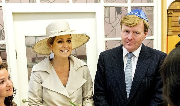 King Willem Alexander and Queen Maxima visited the Jewish community in Amsterdam