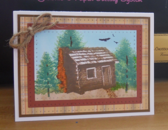 Va S Creative Clutter Rustic Cabin Scene
