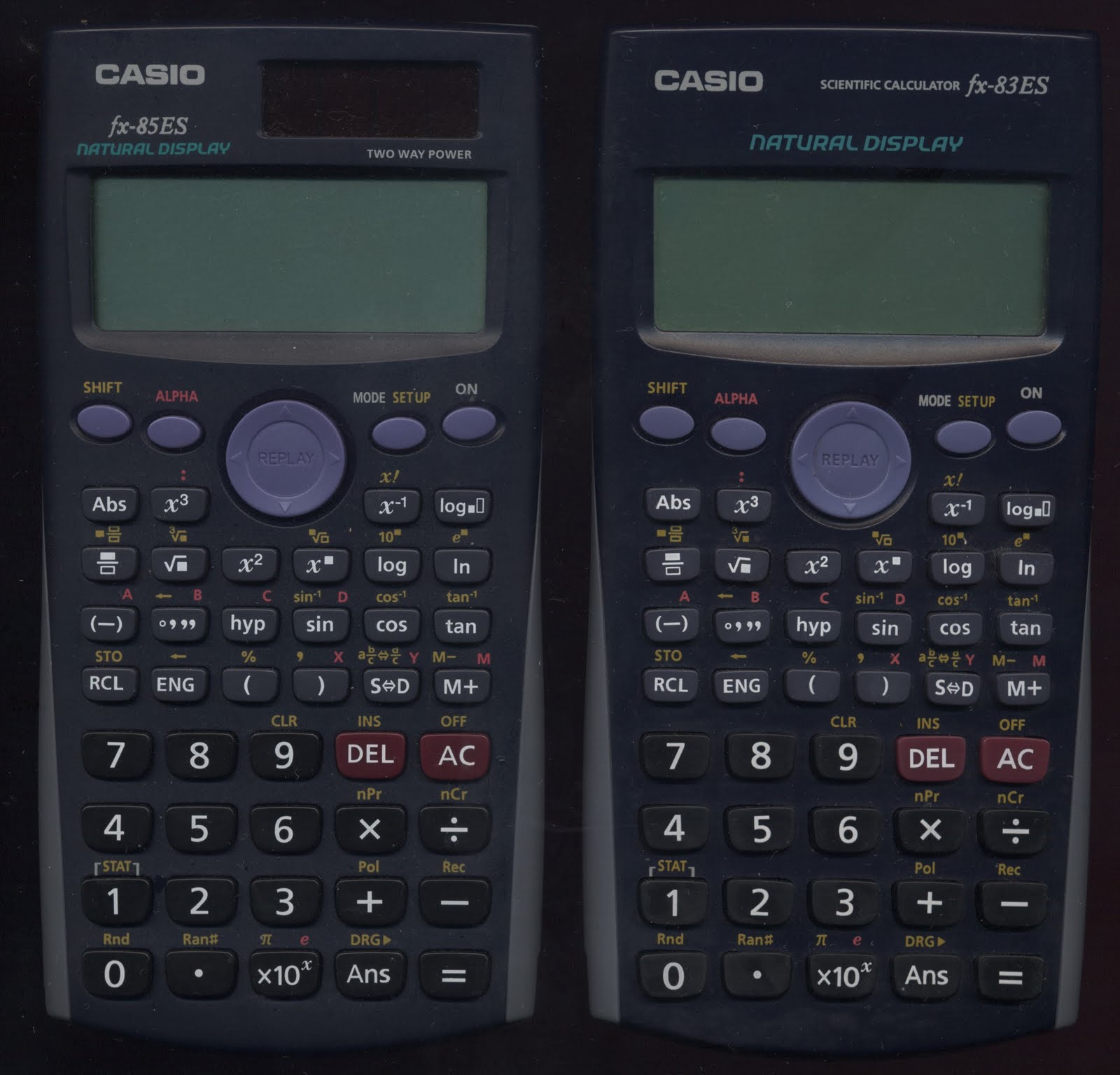 blabberings casio sientific calculator revew(fx83ES and fx85ES)