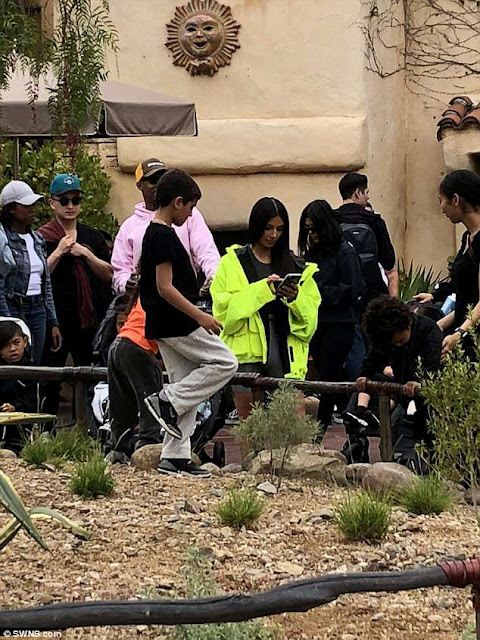 Cute photos of Kim Kardashian and her kids at Disney 