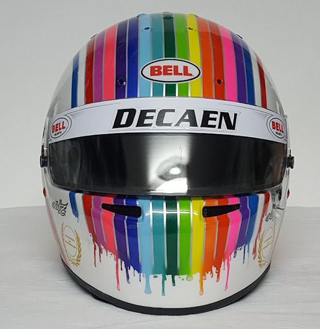 Racing Helmets Garage Bell RS7K A.Decaen 2018 by Wadz aéro designs