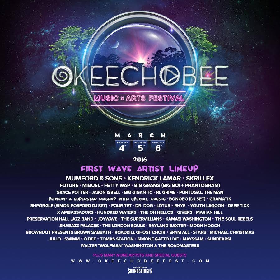 Festivais Okeechobee Fest 2016 lineup