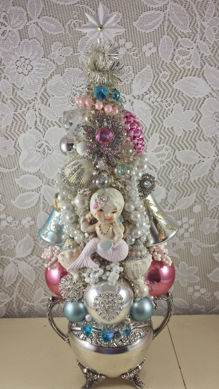 Ms Bingles Vintage Christmas Mermaid Christmas Tree
