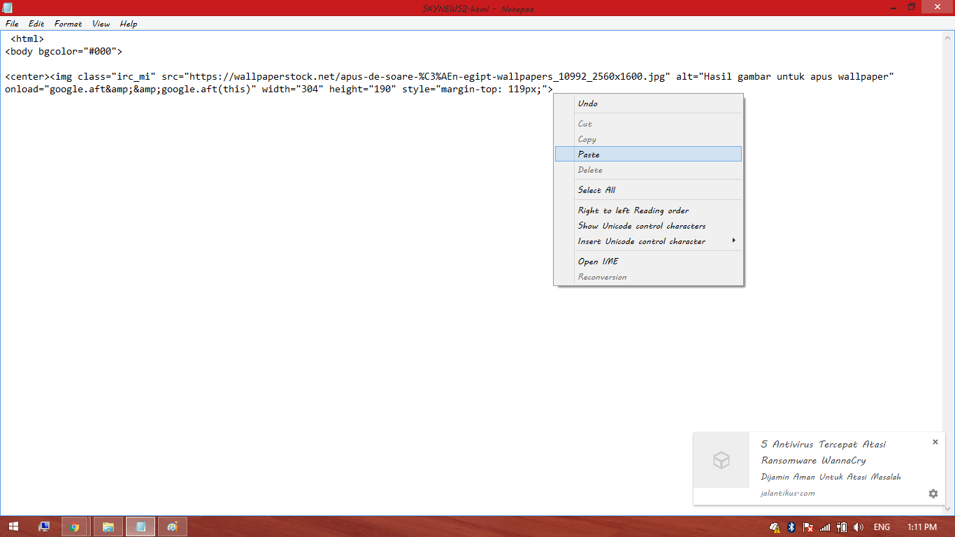Cara membuat Script Deface Simple