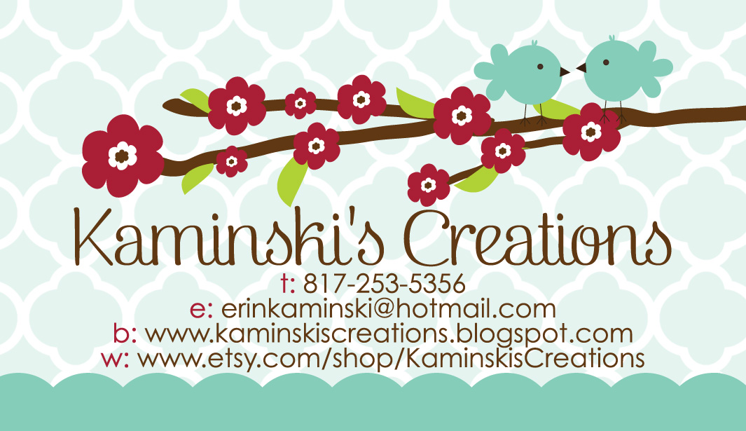Kaminski's Creations Discount Codes for My Etsy Shop