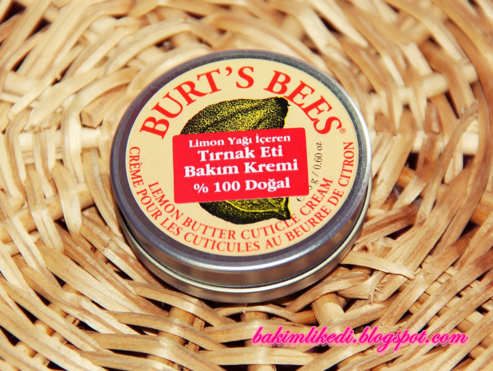 BakımlıKedi Burt�s Bees Limon Yağı İçeren Tırnak Eti Bakım Kremi