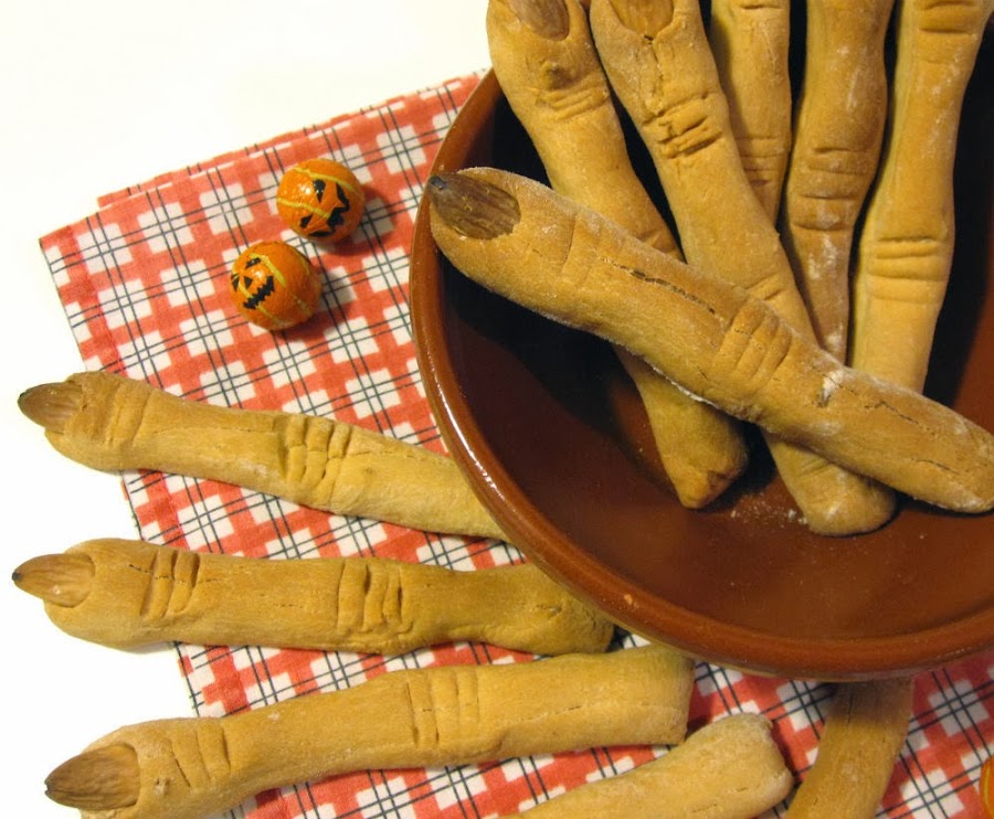 Dedos de bruja receta Halloween