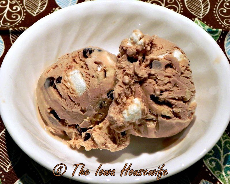 The Iowa Housewife Family Favorites...Rocky Road Freeze