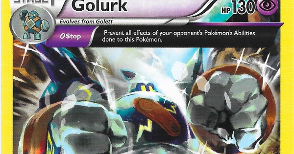 Golurk Ancient Origins Pokemon Card Review Primetime Pokemon s Blog