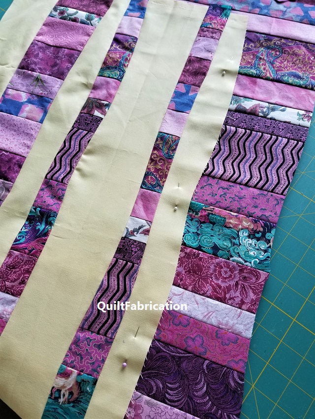 cutting matching free hand curves for improv patchwork