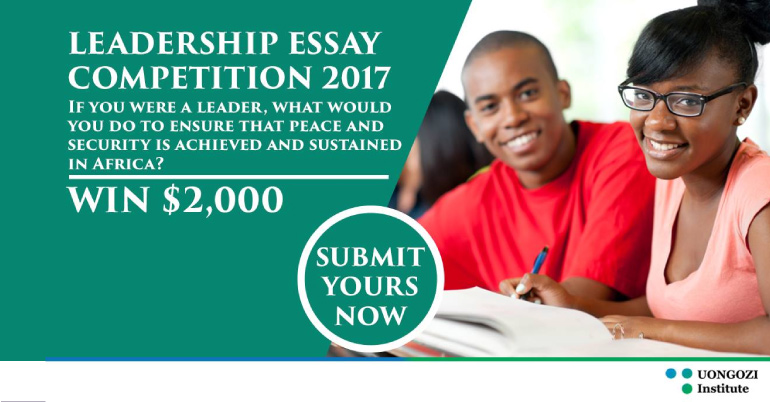 Uongozi essay contest picture