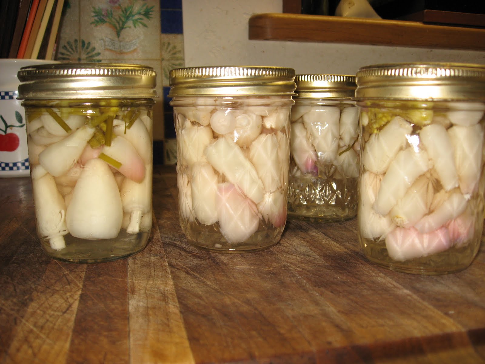 Pickled Wild Leeks