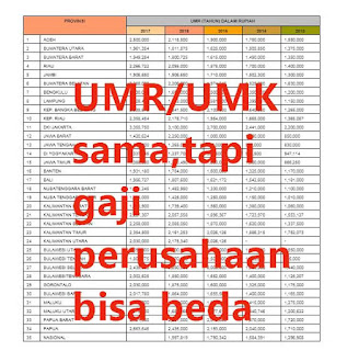 Penyebab Gaji Pt Perusahaan Beda Padahal Umr Umk Sama