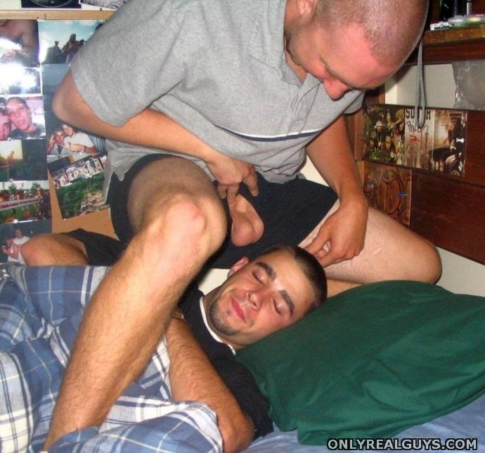 Teen straight touched by gay sleeping and 3