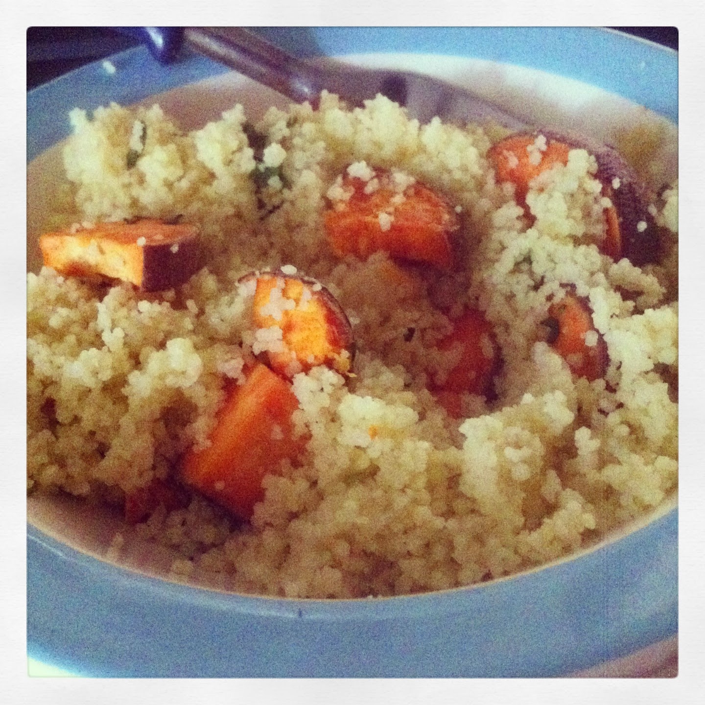 She Likes Bento Recipe Lukewarm couscous salad with sweet potato and lime