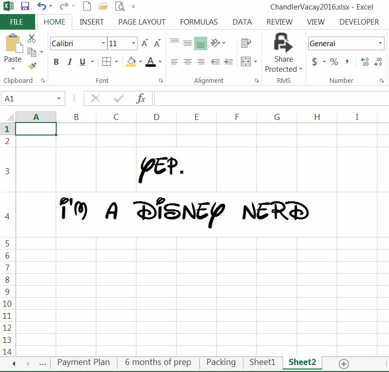 eternal lizdom disney nerd spreadsheet nerd me packing spreadsheet
