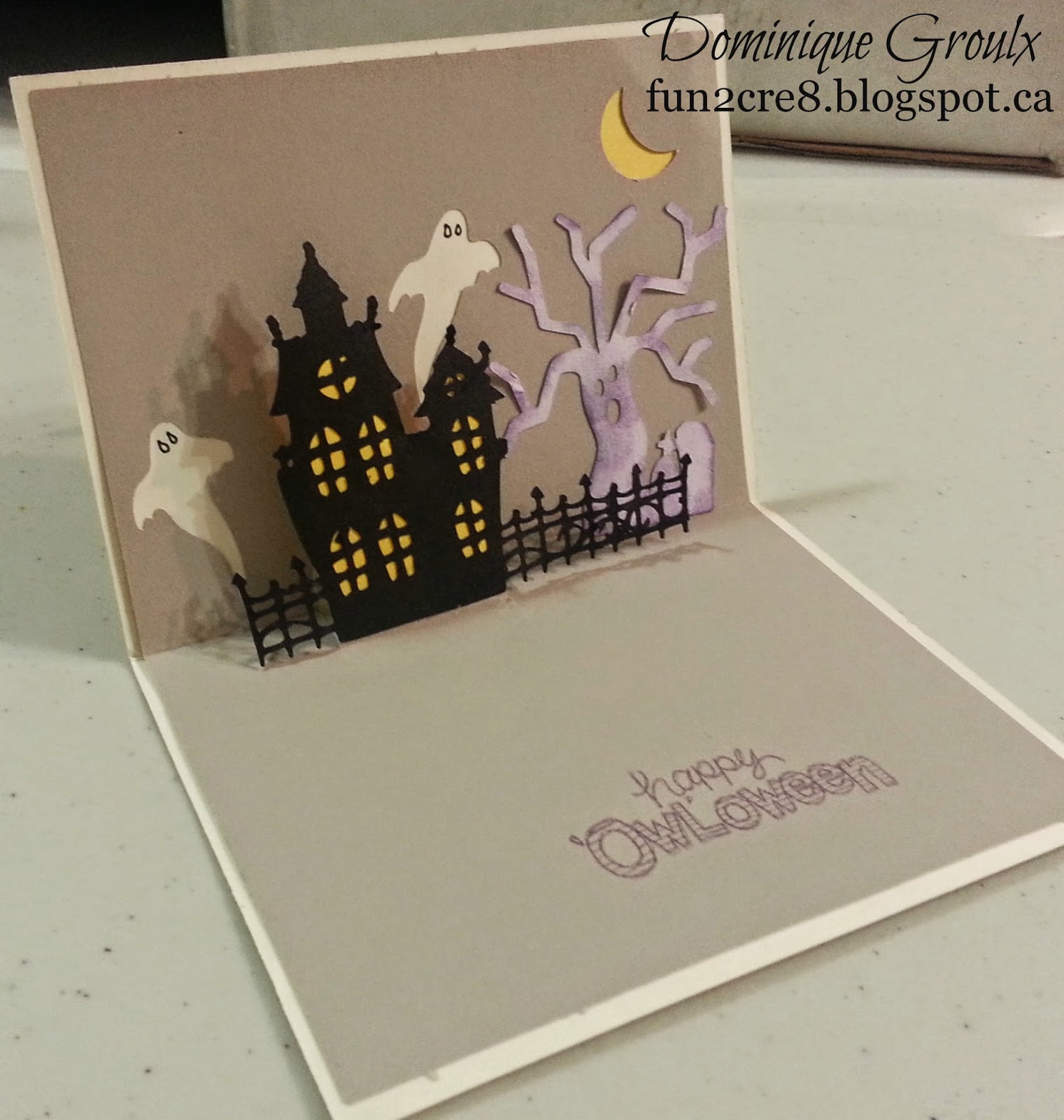 Fun2cre8 with Dominique: Halloween pop-up card